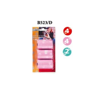 Camon B523/D.1 Тоалетни пликчета за кучета червени х3 бр