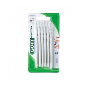 GUM Bi Direction интердентална четка бяла 0.7 мм х6 бр