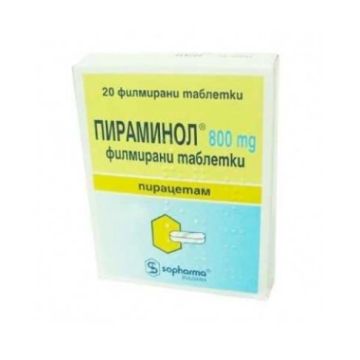 Пираминол 800 мг х 20 таблетки Sopharma