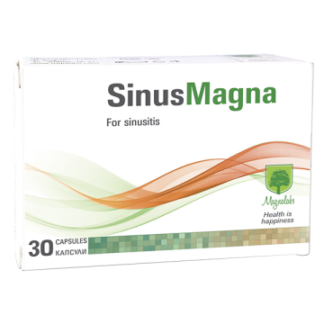 Sinus Magna При инфекции на горните дихателни пътища х30 капсули Magnalabs