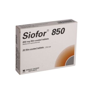 Сиофор 850 мг х 30 таблетки Berlin-Chemie