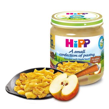 Hipp Био палачинки с мус от ябълки 10М+ 200 гр