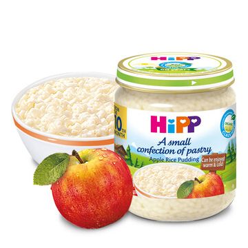 Hipp Био мляко с ориз и ябълка 10М+ 200 гр