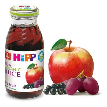 Hipp Био сок червени плодове 4М+ 200 мл