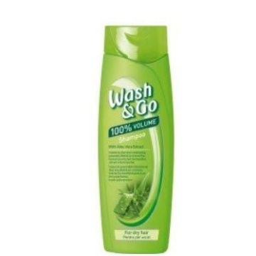 Wash & Go Aloe Vera Extract Шампоан за суха коса с екстракт от алое 400 мл