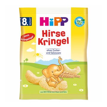 Hipp Hirse Kringel Бебешки гризини от просо 8М+ 30 гр