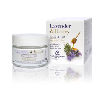 Lavender & Honey Крем за лице 50 мл Българска роза
