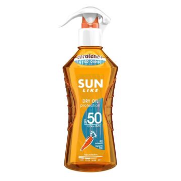 Sun Like Слънцезащитно сухо олио за тяло SPF50 200 мл