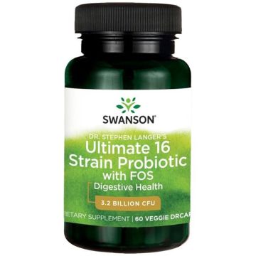 Swanson Ultimate 16 Strain probiotic 16 Щамов пробиотик х 60 капсули