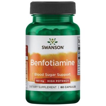Swanson Benfotiamine Бенфотиамин 160 мг х 60 капсули