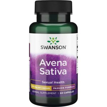 Swanson Maximum Strength Avena Sativa За мъжка издръжливост 575 мг х60 капсули