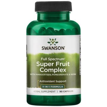Swanson Full Spectrum Super Fruit Complex Комплекс от Мангостин, Нар и Нони 90 капсули 