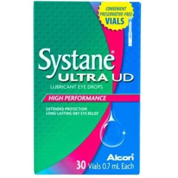 Alcon Systane Ultra UD Овлажняващи капки за очи 0,7 мл x30 дози