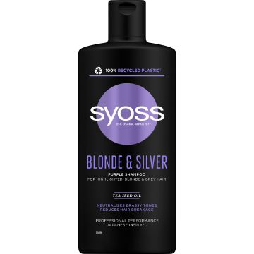 Syoss Blonde & Silver Шампоан за руса и сива коса 440 мл