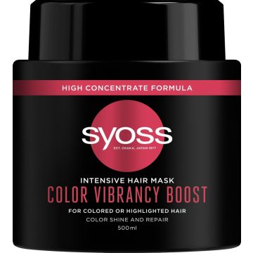 Syoss Color Vibrancy Boost Интензивна маска за боядисана коса 500 мл