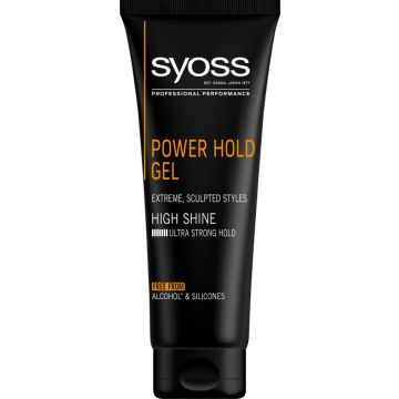 Syoss Men Power Hold Склуптуриращ гел за коса с мега силна фиксация 250 мл