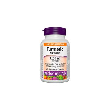 Webber Naturals Turmeric Curcumin Куркума (куркумин) 600 мг x 60 V капсули