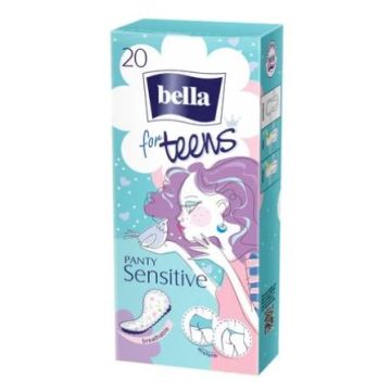 Bella for Teens Panty Sensitive Ежедневни дамски превръзки за тийнейджърки 20 бр