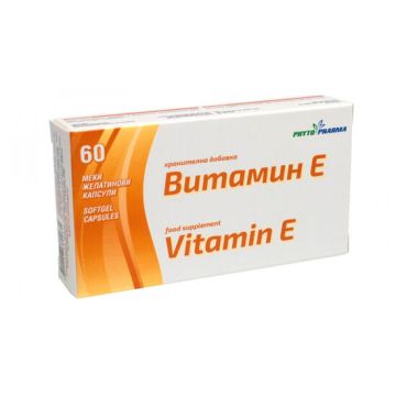 Витамин Е 100мг х 60 капсули Phyto Pharma 
