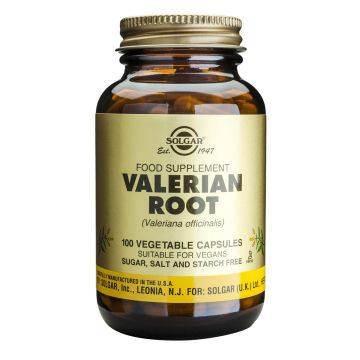 Solgar Valeriana Root Валериана корен с успокояващо действие х100 капсули