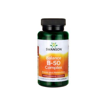 Swanson Balance B-50 Complex Витамини В Комплекс х100 капсули