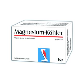 Магнезий Kьолер при крампи 30 капсули Koehler Pharma