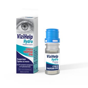 ViziHelp Hydro Капки за сухи и уморени очи 10 мл NaturProdukt