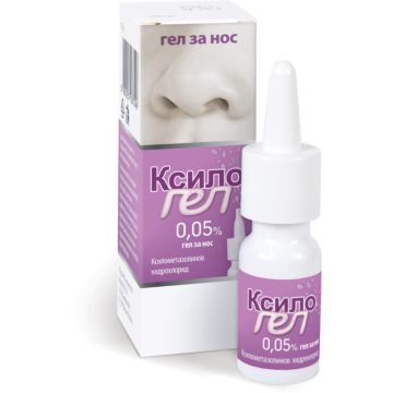 Ксилогел Гел за нос 0,05% при грип и простуда 10 мл Polpharma 