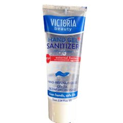 Victoria Beauty Почистващ дезинфекциращ гел за ръце 70% алкохол без изплакване 75 мл