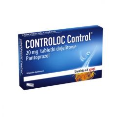 Controloc Control при киселини в стомаха 20 мг 14 таблетки Nycomed