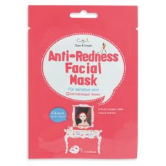Cettua Anti-Redness Facial Mask Лист маска за лице против зачервявания 1 бр