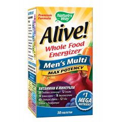 Nature's Way Alive Men's Multi Алайв мултивитамини за мъже х30 таблетки