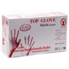 Латексови ръкавици с пудра M x100 бр Top Glove