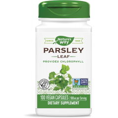 Nature's Way Parsley Leaf Лист от магданоз за антиоксидантна защита и пречистване на организма 450 мг х100 V капсули