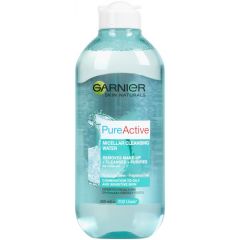 Garnier Skin Naturals Pure Active Мицеларна вода за лице за комбинирана до мазна и чувствителна кожа 400 мл
