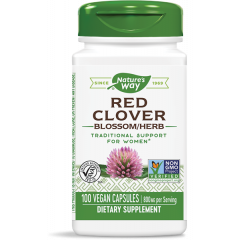 Nature's Way Red Clover Червена детелина за хормонален баланс и подкрепа на женското здраве 400 мг х100 V капсули
