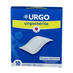Urgo Urgosterile Стерилен пластир 15 см х 9 см x 10 бр