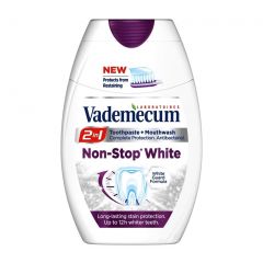 Vademecum Non-Stop White 2in1 Избелваща гел паста за зъби 75мл
