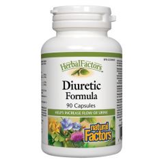 Natural Factors Diuretic Formula при задържане на течности и отоци 300 мг х 90 капсули