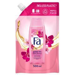 Fa Magic Oil Pink Jasmine Душ-гел за тяло с аромат на розов жасмин в пауч 500 мл