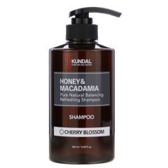 Kundal Honey & Macadamia Shampoo Cherry Blossom Шампоан с мед, макадамия и аромат череша 500 мл