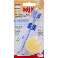 Nuk Training Toothbrush  Масажор +  четка за първи зъбки 6-15М 