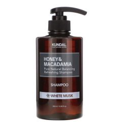 Kundal Honey & Macadamia Shampoo White Musk Шампоан с мед, макадамия и аромат бял мускус 500 мл