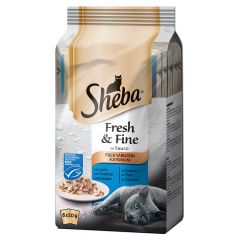 Sheba Fresh & Fine in Sauce Мини пауч с риба в сос за котки 6х50 гр
