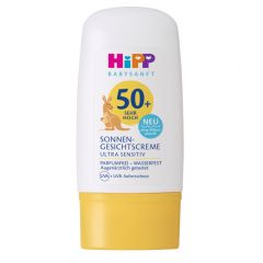 Hipp Baby Детски слънцезащитен крем за лице за чувствителна кожа 0М+ SPF50+ 30 мл