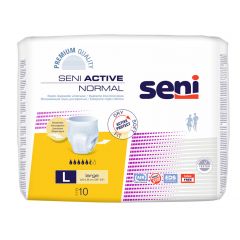Seni Active Normal Гащи за възрастни размер L х 10 бр