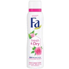 Fa Fresh & Dry Дезодорант спрей против изпотяване с аромат на божур 150 мл 