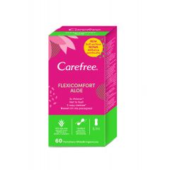 Carefree FlexiComfort Aloe Ежедневни дамски превръзки х60 бр