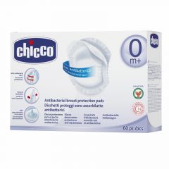 Chicco антибактериални подплънки за кърмачки  х60 бр