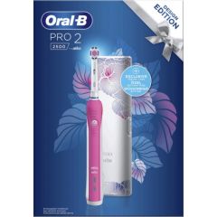 Oral-B PRO 2 2500 White CrossAction Електрическа четка за зъби + Ексклузивна кутийка за път Procter & Gamble Комплект